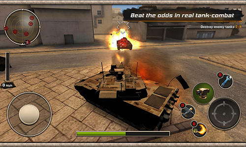 Modern tank force: War hero - Android game screenshots.