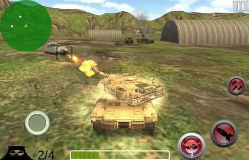 Gameplay of the Modern battle tank: War for Android phone or tablet.