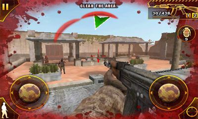 Gameplay of the Modern Combat: Sandstorm for Android phone or tablet.