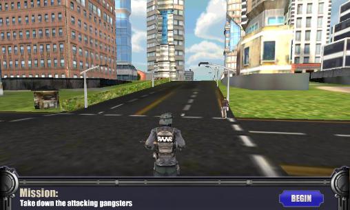 Gameplay of the Modern police: Sniper shooter for Android phone or tablet.