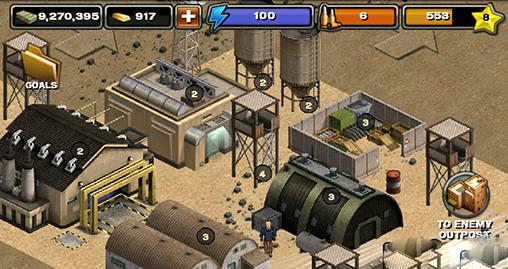 Gameplay of the Modern war for Android phone or tablet.