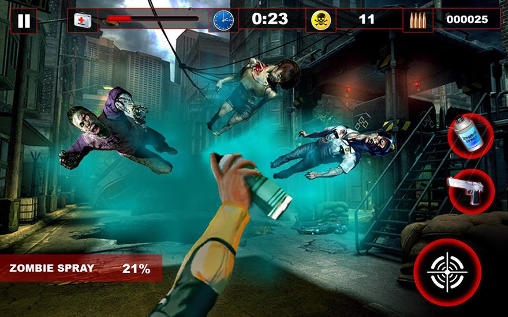 Gameplay of the Modern zombie assassin 2015 for Android phone or tablet.