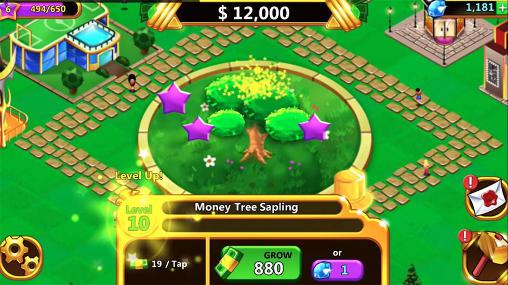 Gameplay of the Money tree: City for Android phone or tablet.