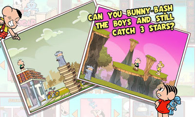 Gameplay of the Monica Bunny Bashings for Android phone or tablet.