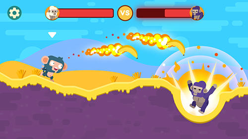 Monkey attack: War fight - Android game screenshots.