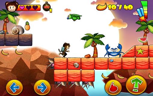 Gameplay of the Monkey adventure for Android phone or tablet.