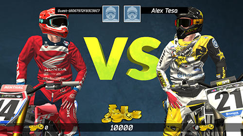 Monster energy supercross game - Android game screenshots.