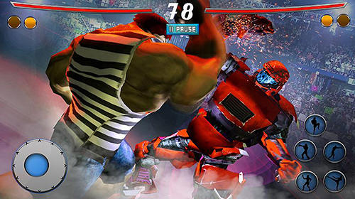 Monster hero vs robots future battle - Android game screenshots.
