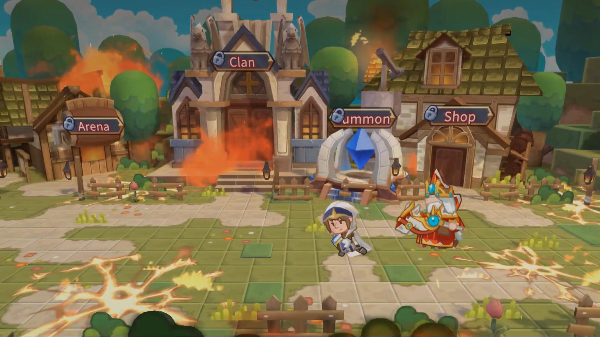 Monster Knights - Action RPG - Android game screenshots.