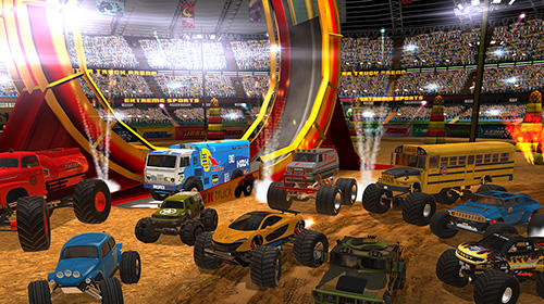 Monster truck arena driver - Android game screenshots.