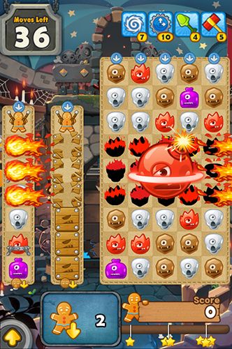 Gameplay of the Monster busters for Android phone or tablet.
