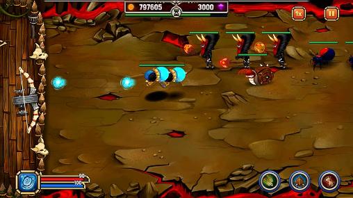 Gameplay of the Monster defender for Android phone or tablet.