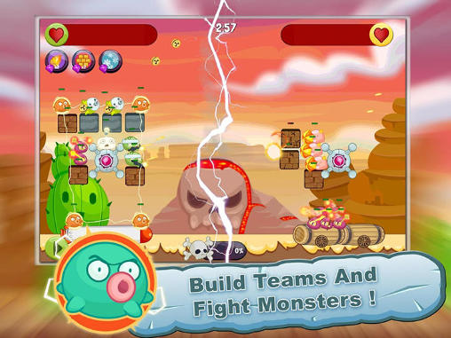 Gameplay of the Monster fortress for Android phone or tablet.