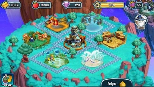 Gameplay of the Monster legends for Android phone or tablet.