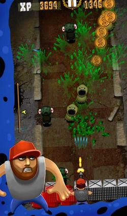 Gameplay of the Monster shooting mania for Android phone or tablet.