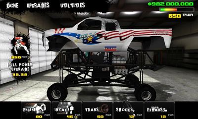 Gameplay of the Monster truck destruction for Android phone or tablet.