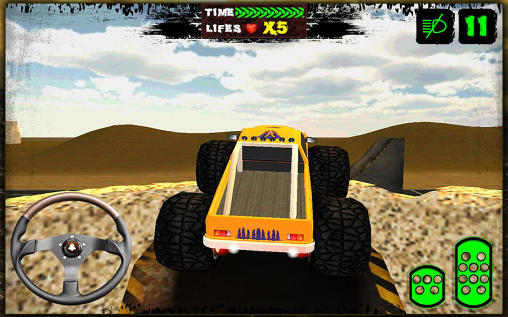 Gameplay of the Monster truck: Safari adventure for Android phone or tablet.