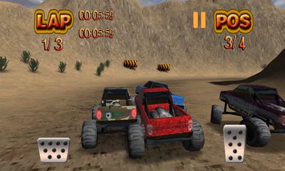 Gameplay of the Monster Wheels Offroad for Android phone or tablet.