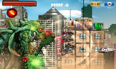 Gameplay of the Monsters Rampage for Android phone or tablet.