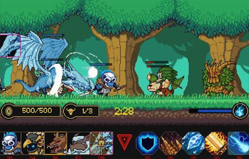Gameplay of the Monsters X monsters for Android phone or tablet.