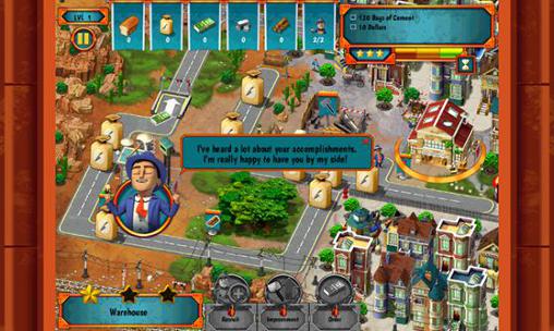 Gameplay of the Monument builders: Golden gate bridge for Android phone or tablet.