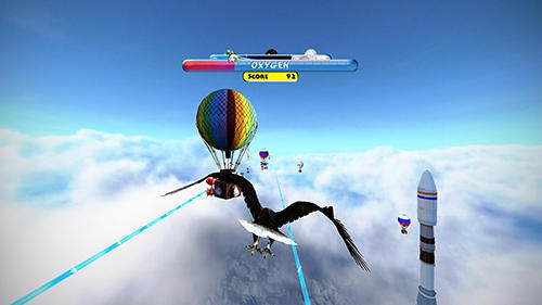Moon bird VR - Android game screenshots.