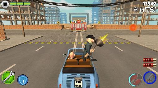 Gameplay of the Mortadelo and Filemon: Frenzy drive for Android phone or tablet.
