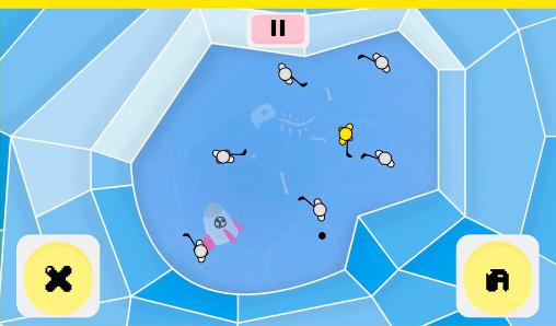 Gameplay of the Mortal hockey: Arcade for Android phone or tablet.
