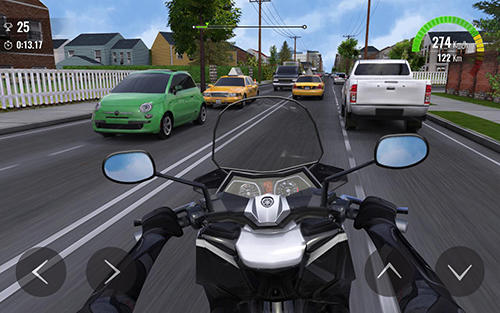 Moto traffic race 2 - Android game screenshots.