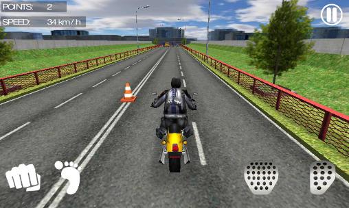 Gameplay of the Moto crazy 3D for Android phone or tablet.