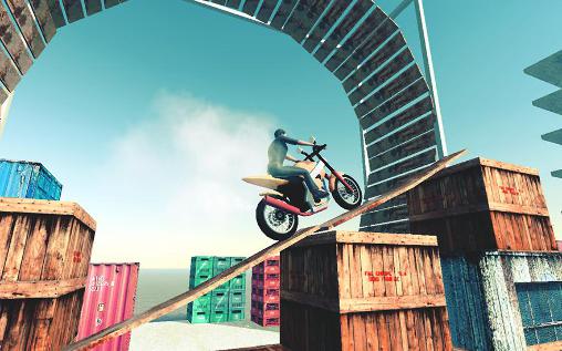 Gameplay of the Motocross 3D for Android phone or tablet.