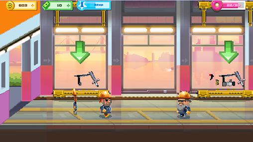 Gameplay of the Motor world: Bike factory for Android phone or tablet.