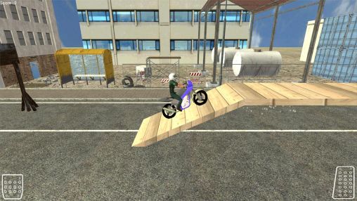 Gameplay of the Motorbike stuntman for Android phone or tablet.