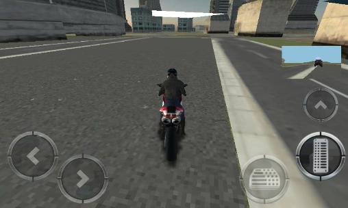 Gameplay of the Motorbike vs police: Pursuit for Android phone or tablet.