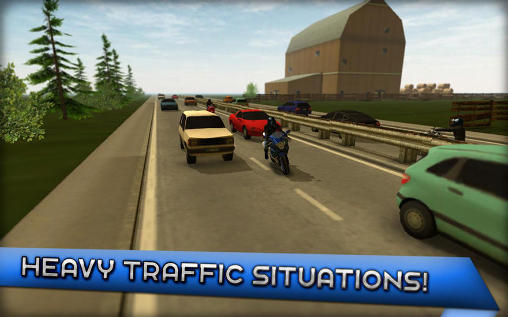 Gameplay of the Motorcycle driving school for Android phone or tablet.