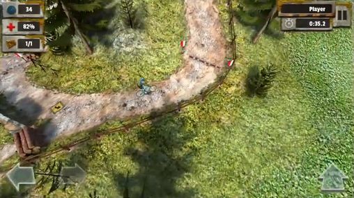Gameplay of the Mountain bike challenge for Android phone or tablet.