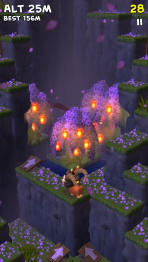 Gameplay of the Mountain goat: Mountain for Android phone or tablet.