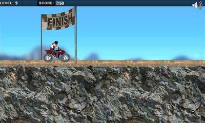 Gameplay of the Mountain Moto for Android phone or tablet.