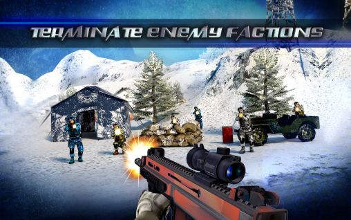 Gameplay of the Mountain sniper 3D: Frozen frontier. Mountain sniper killer 3D for Android phone or tablet.