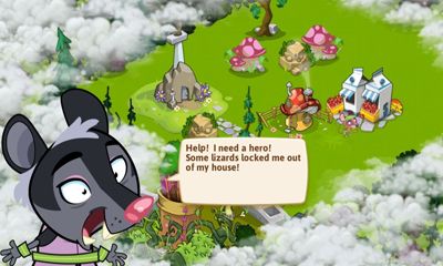 Gameplay of the Mouse Town for Android phone or tablet.
