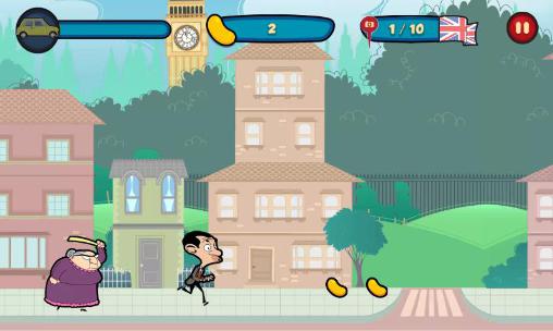 Gameplay of the Mr Bean: Around the world for Android phone or tablet.