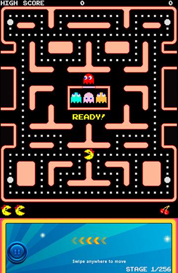 Gameplay of the Ms. Pac-Man by Namco for Android phone or tablet.