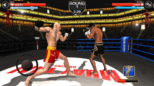 Muay thai: Fighting clash - Android game screenshots.