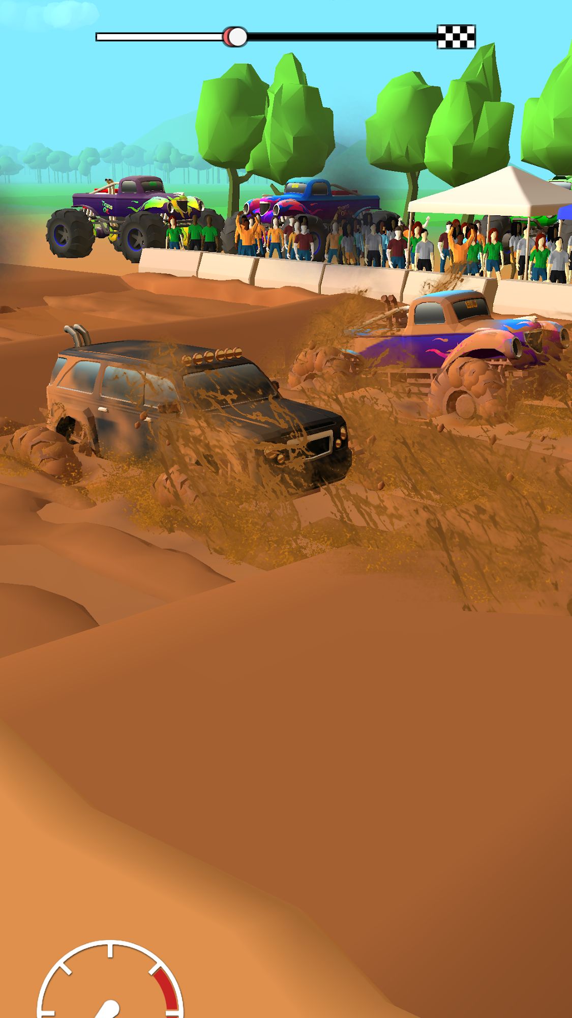 Mud Racing: 4х4 Monster Truck Off-Road simulator - Android game screenshots.