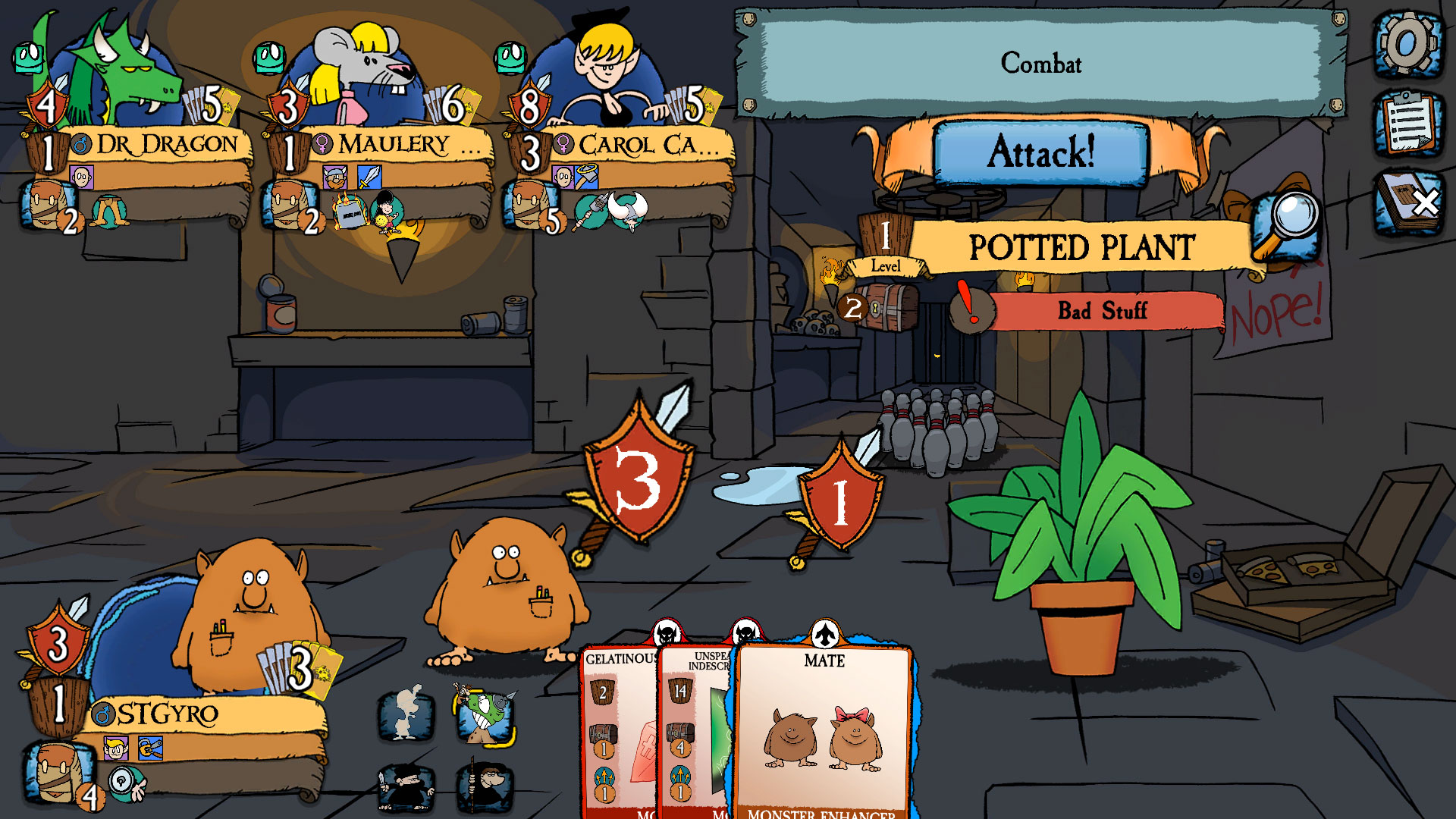 Munchkin - Android game screenshots.