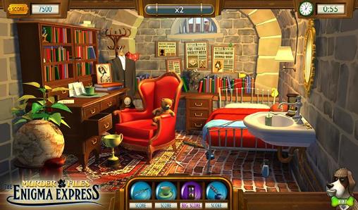 Gameplay of the Murder files: The enigma express for Android phone or tablet.