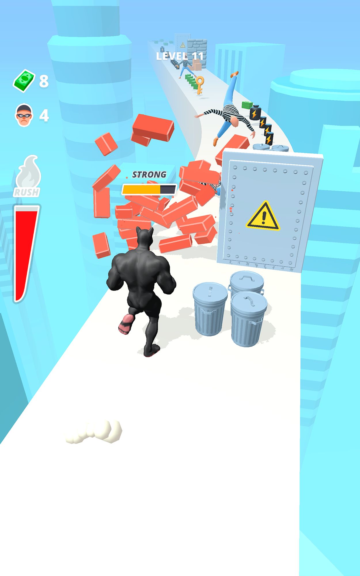 Muscle Rush - Smash Running - Android game screenshots.