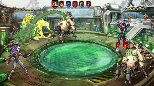 Gameplay of the Mutants: Genetic gladiators for Android phone or tablet.