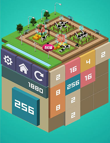 My 2048 city: Build town - Android game screenshots.
