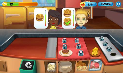 Gameplay of the My burger shop 2: Food store for Android phone or tablet.